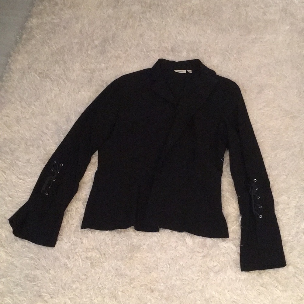 Casual, fun black blazer